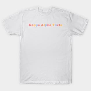 K A T Pastel Letters T-Shirt